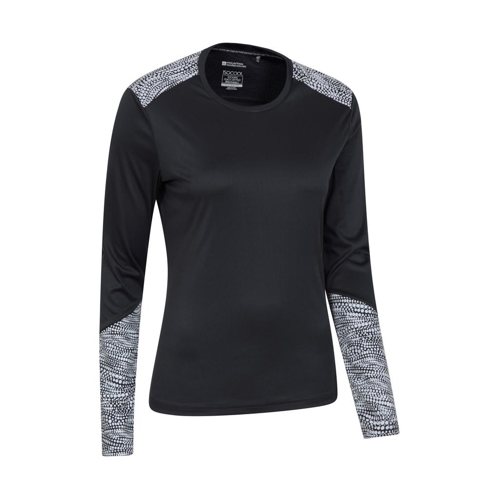 Mountain Warehouse Womens/Ladies Reflective Long-Sleeved T-Shirt