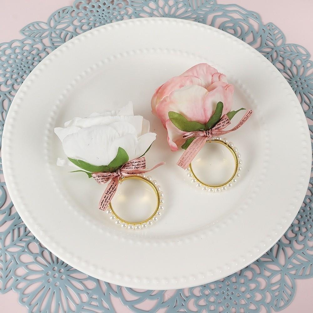 Decorative Western-style Napkin Buckle Zinc Zinc Alloy Electroplated Napkin Loops  Dinner Table