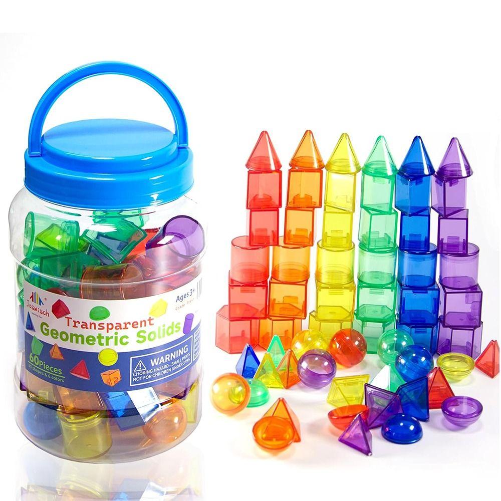 Translucent Kid Montessori Toy 3D Sensory Learning Toy Montessori Table Toys  Home Playroom