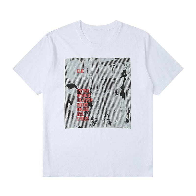 Summer Best Life Japanese Cavempt Trendy Brand Ce Shortsleeved Crossshaped Sunflowerprinted Unisex And Unisex Couple Tshirt