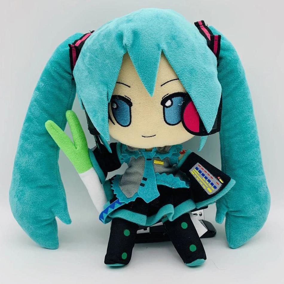 

New 25cm Japanese Anime Plush Stuffed Toy iHasune~ Miiku Plush Doll Soft Pillow Future Doll Cute Christmas Gift for Children