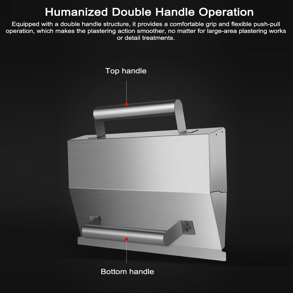 Stainless Steel Plastering Trowel Efficient Wall Plastering Tool Mortar Spreader for   Buildings Interior Wall Renovation and Decorations