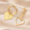Purple Zirconia Love Earrings Female Senior Sense Earrings Exaggerated Atmosphere Earrings Crystal Earrings Trendy Earrings 2026 Everyday Jewelry