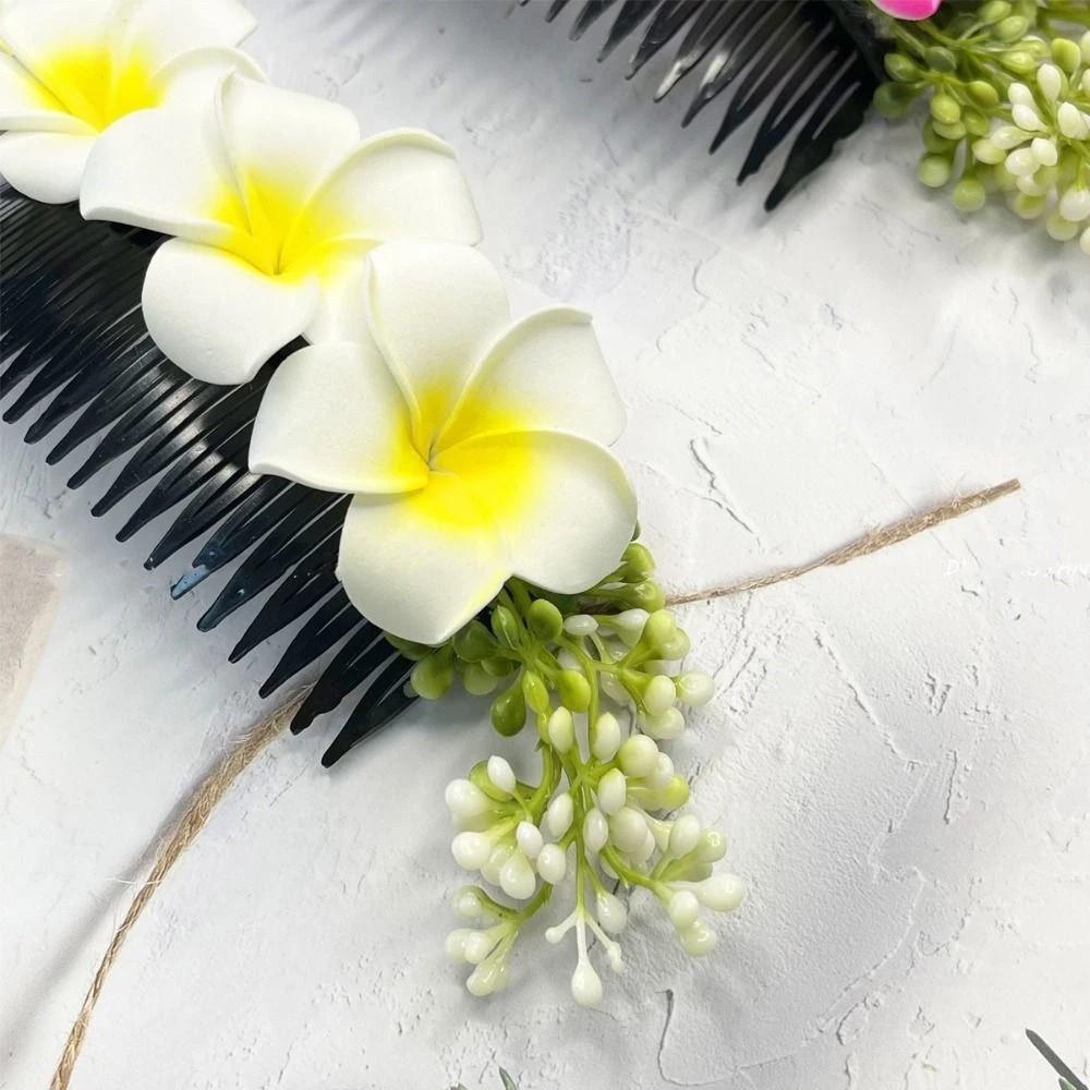 Thailand Flower Hair Comb Dai Wedding Bride Accessories Creative Flower Hairpin  Girl