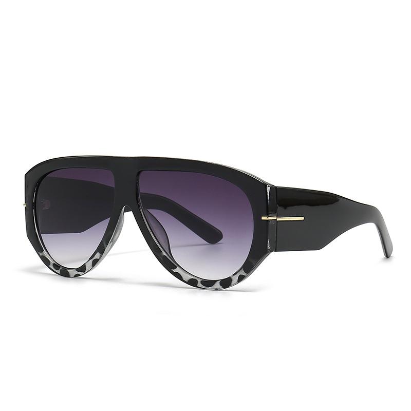 Designer's New Fashionable Sunscreen Men's and Women's Large Frame Sunshade Sunglasses Trendy Retro Sun Glasses UV400 Eyewear