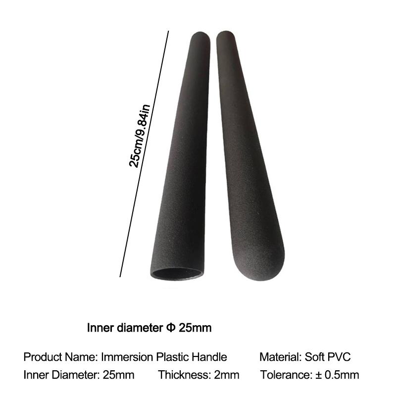2 шт. Фитнес-оборудование Рукоятки с дип-формованием Детали Перчатки Рукоятки для фитнес-оборудования Чехол для ручки Аксессуары для тренажерного зала 25cm*25mm
