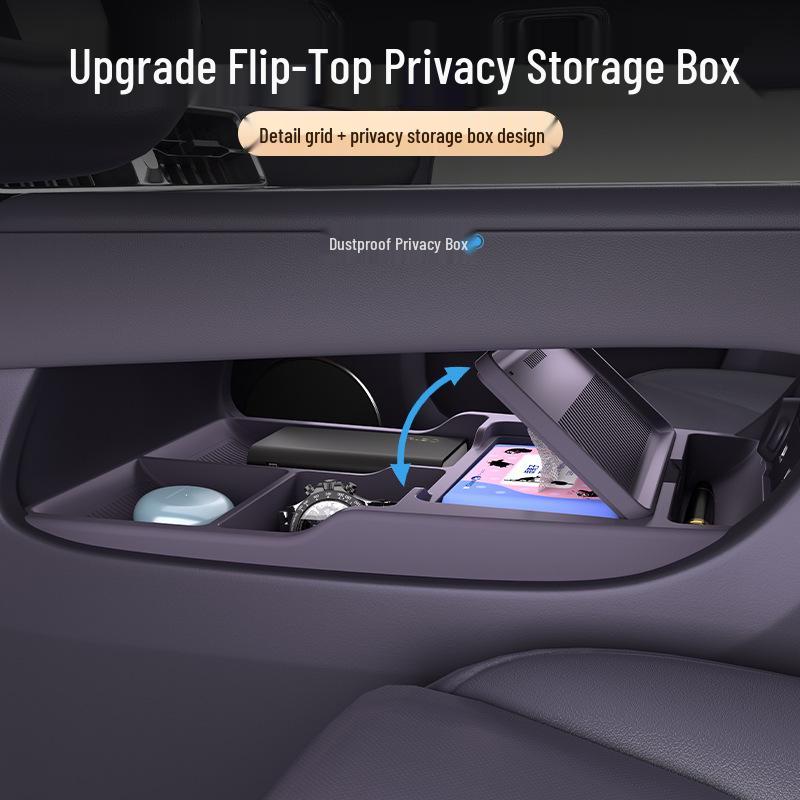 Compatible with 25 Leapmotor B01 Models: Center Console Glasses Storage Box Organizer