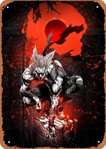 Anime Metal Poster Ultimate Tribute metal tin sign Garou Ningen kaijin DecorAluminum 20x30cm（7.8x11.8inch）
