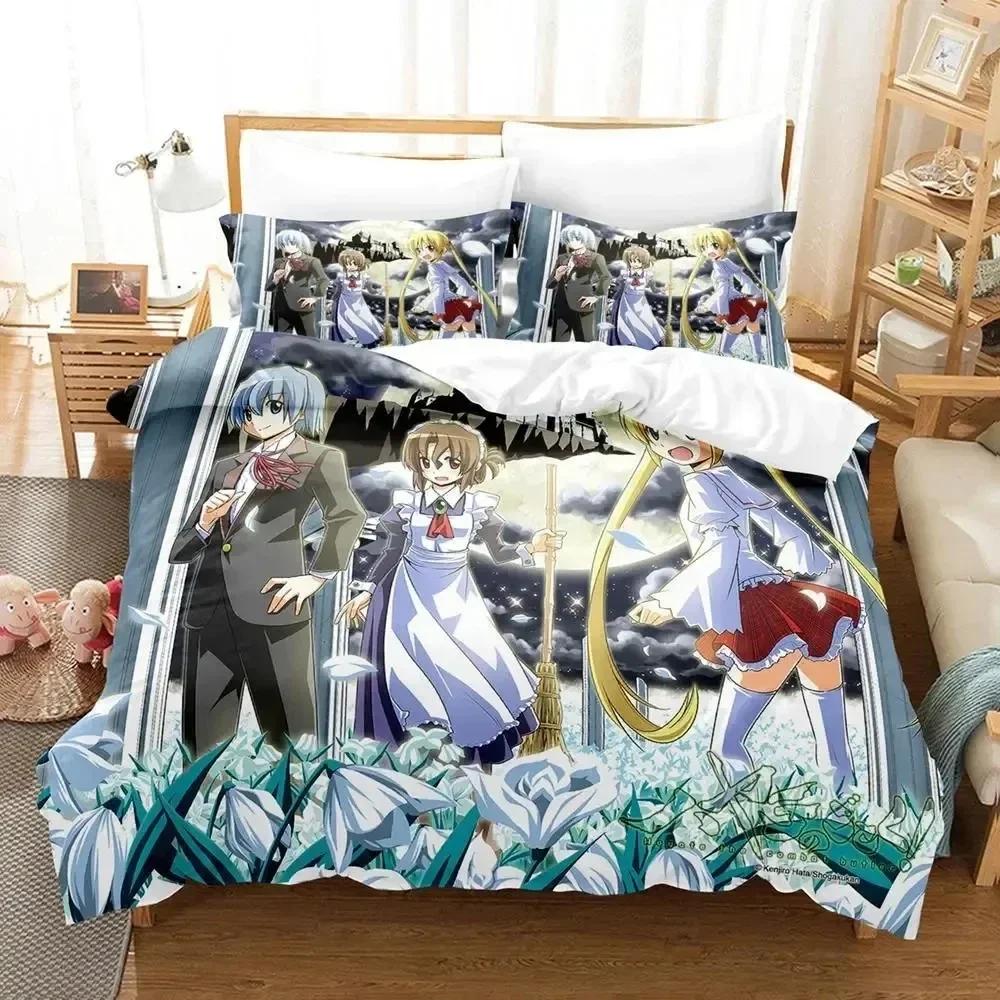 Anime Hayate the Combat Butler Bedding set Printed Duvet Cover Pillowcase Single Double Queen Super King Size Sets