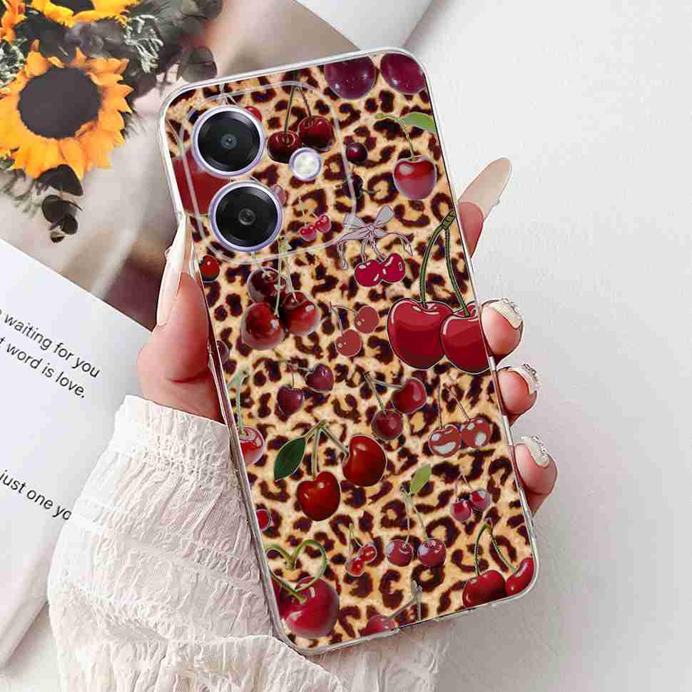 For Oppo A3 4G CPH2669 Funda Popular Painted Soft Silicone Phone Case For Oppo A3X A3 X 5G CPH2681 Back Cover Casing