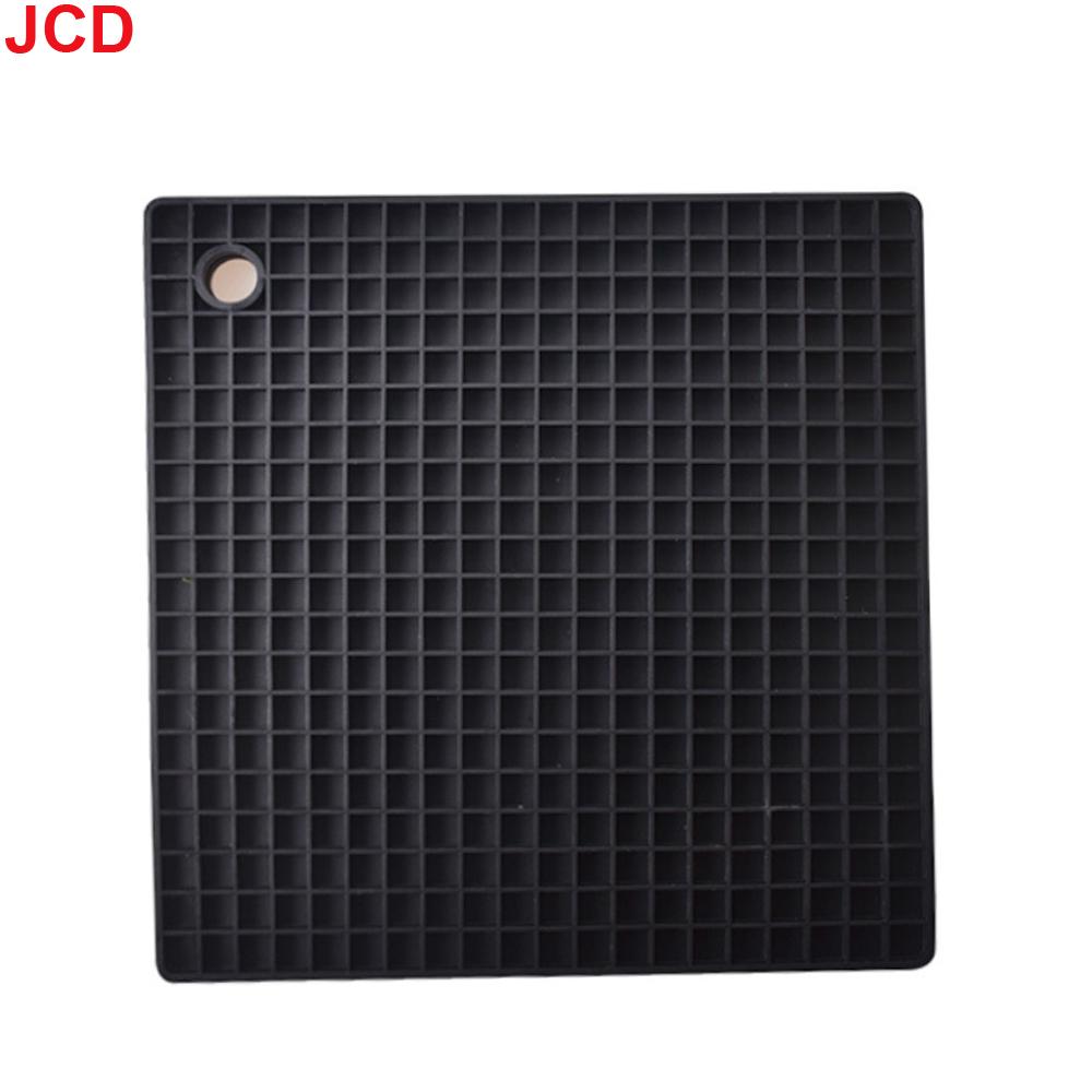 1pcs Food Grade Silicone Place Mat Square Waterproof and Oil-proof Silicone Pot Mat Coaster Kitchen Dining Table Anti-scalding