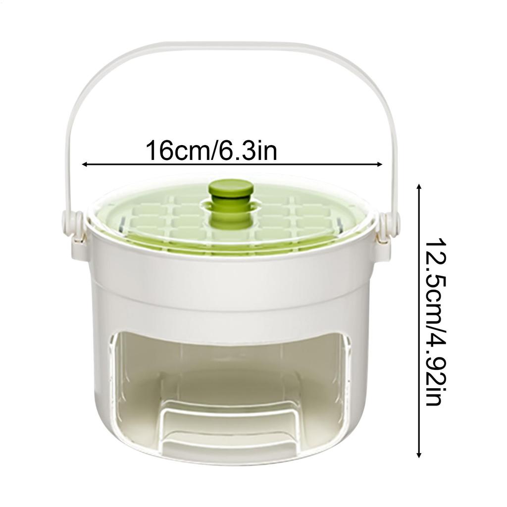 Ice Freezer Tray Double-Layer Chilling Cube Making Mold Press-Type Design Ice Making Tool For Kitchen Camping Picnic Gathering