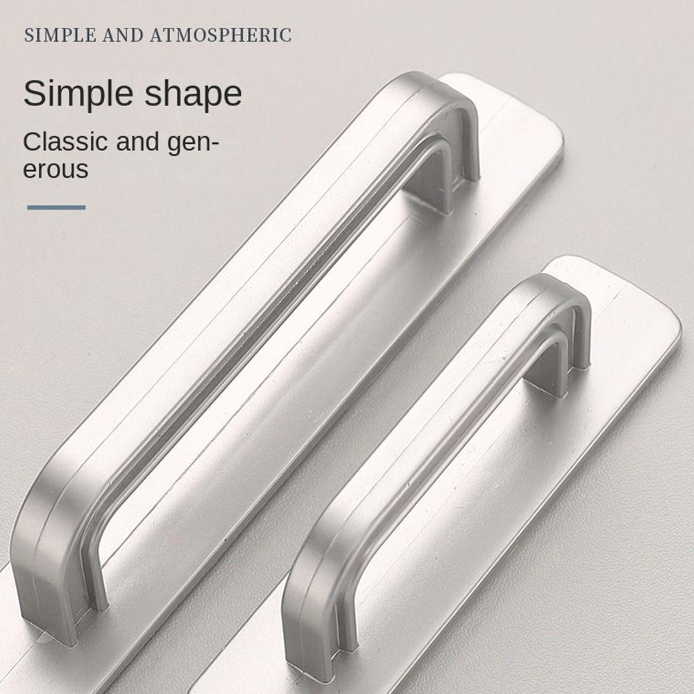 Self-adhesive Door Pull Knobs Cabinet Handle Fashion Door Handle Drawer