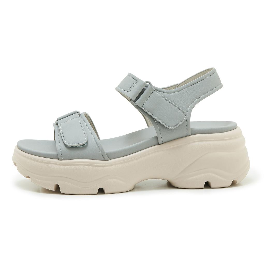 Summer New Height Increasing Sandals for Women with Soft Soles and Anti Slip Velcro Beach Shoes From Europe, America, and South Africa
