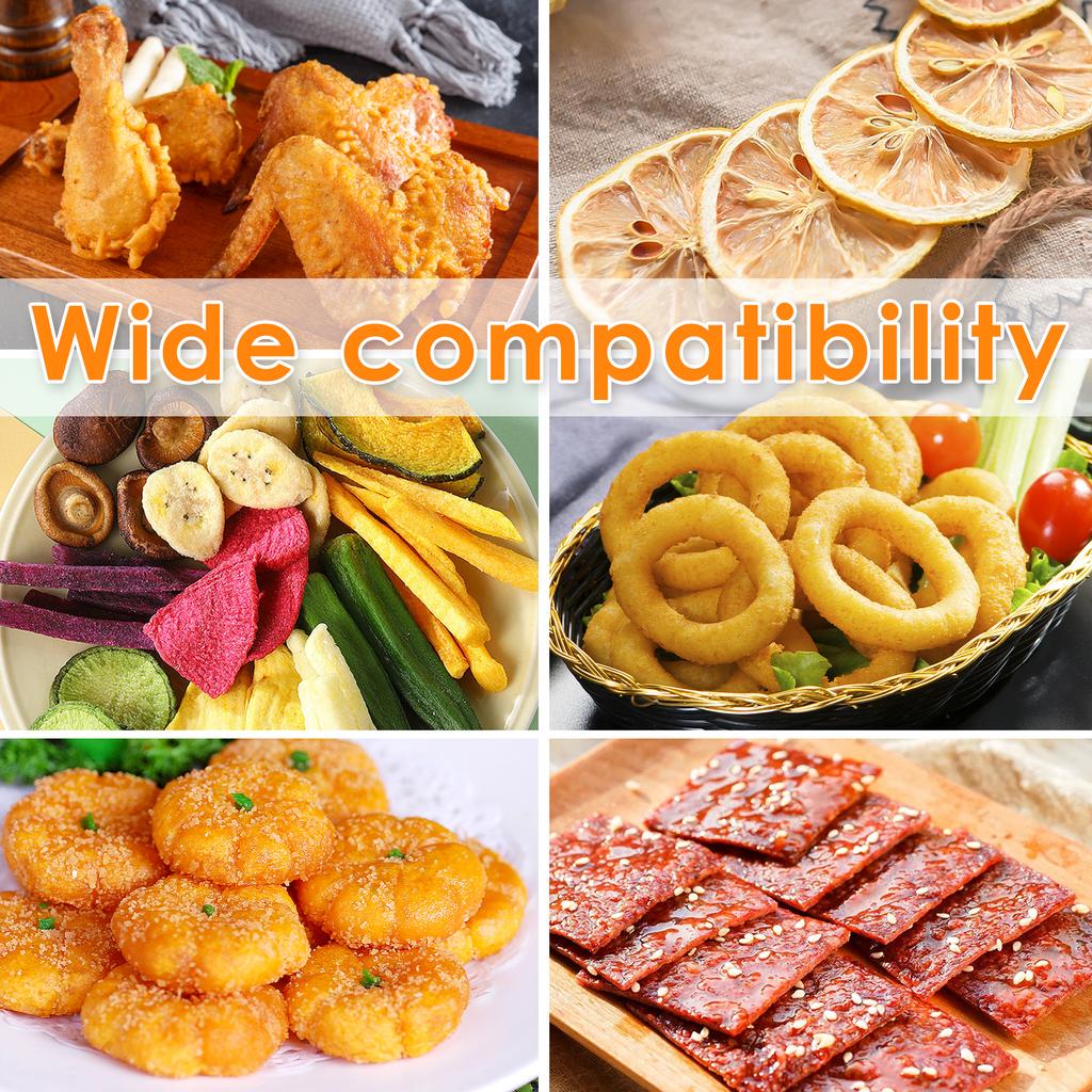 3 Layer Air Fryer Rack Square Grilling Rack Stainless Steel Airfryer Oven Grill Steamer Cooker Dehydrator Rack Cooking Tools