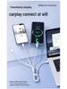 Retractable 3-in-1 Braided Multi-Head Charging Cable for Super Fast Charging