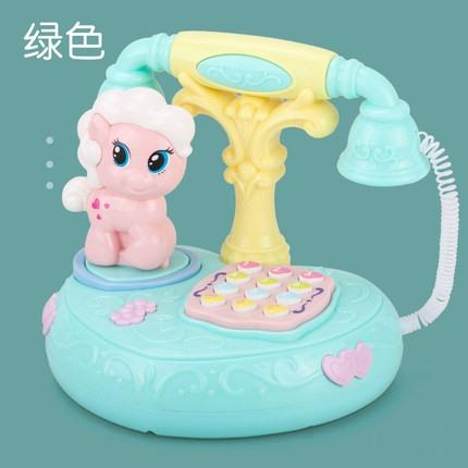 Baby And Children'S Toy Simulation Telephone Landline Boy Music Intelligence Early Education 0-1 Years Old 6 To 12