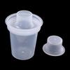 6PCS Transparent Portable Formula Storage Bottle Leakproof Plastic Milk Powder Container 80ML Moisture-proof Baby Formula Box