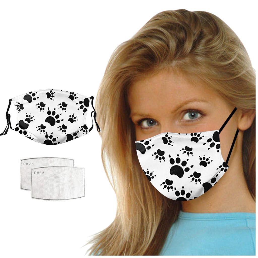 Dog PrintAdult Mask Washable Reusable Pollution Cover Face