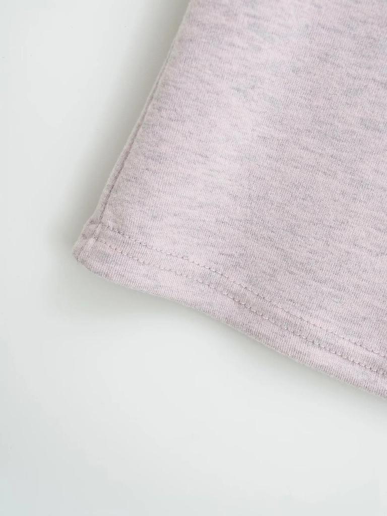 2025 Summer Slim Fit Short Sleeve Crop Top with Wide Round Neck