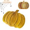 Pumpkin Charcuterie Board Wooden Pumpkin Dish Platter Fall Harvest Thanksgiving Serving Tray for Snacks Fruits Meat Cheese