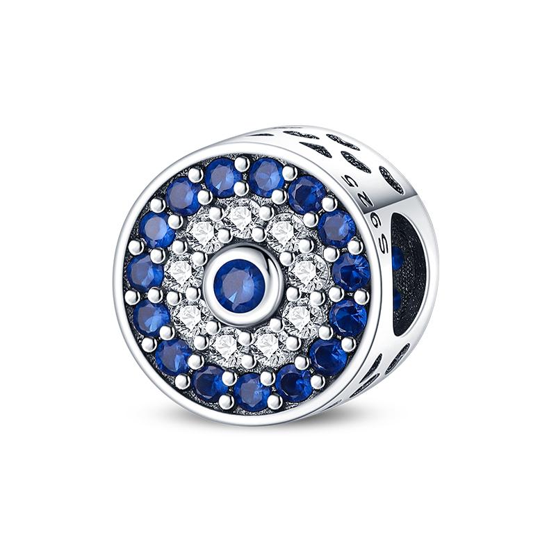 925 Silver Charms Beads Devil's Eye Fatima's Hand Cross Beads Fit Original Bracelet Women DIY Jewelry Gifts