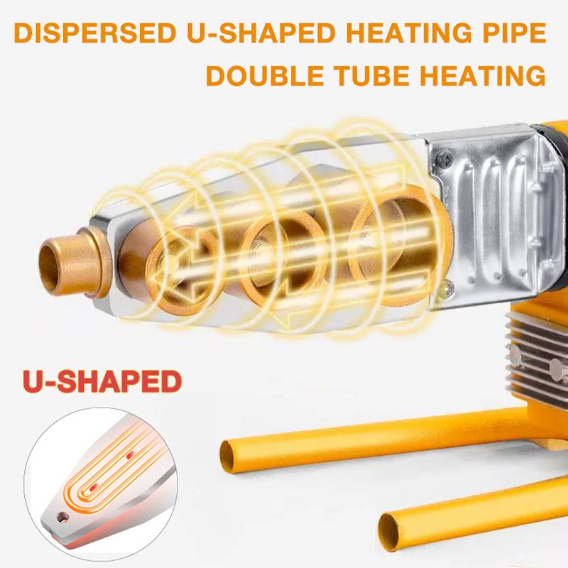 220V Pipe Welding Machine 800W/1000W Pipe Welding Iron PB/PP/PE/PPR Pipe Welding Tools, Home Water Pipe Plastic Welding Tools