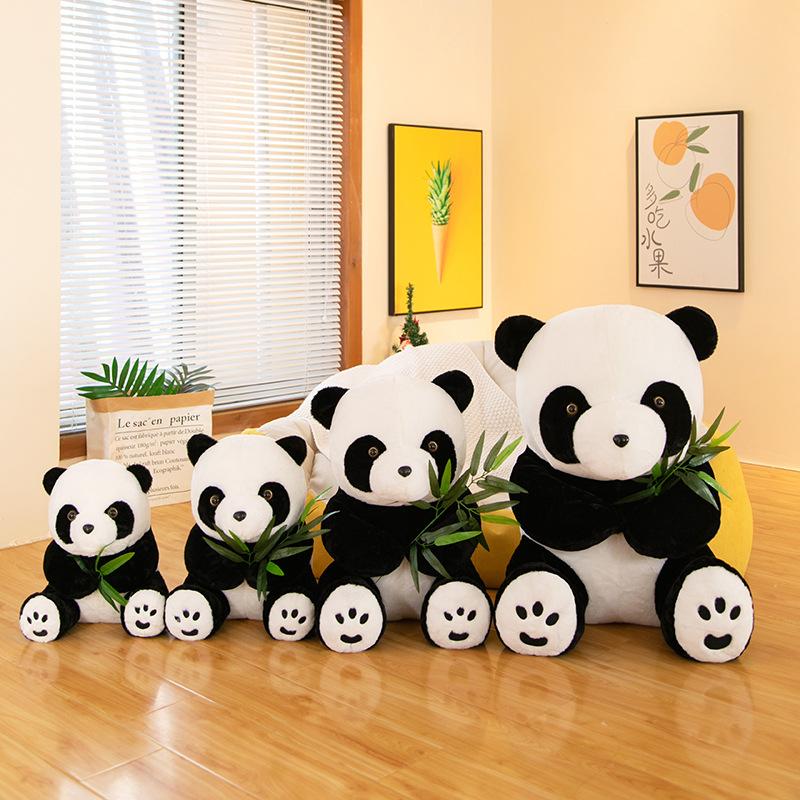 New Boutique National Treasure Bamboo Leaf Panda Cute Doll Plush Toy Annual Meeting Gift Children's Gift