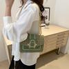 Fashion messenger bag beautiful small square bag niche design women's bag new trendy chain shoulder bag