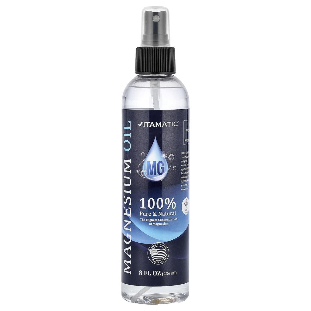 Vitamatic Magnesium Oil, 8 Fl Oz (236 Ml)