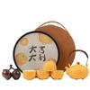 Travel Tea Set Outdoor Portable Storage Kung Fu Teacup Teapot Set with Storage Bag Creative Ceramic Teaware Set Birthday Gifts