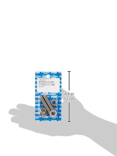 POSH FAITH Motorcycle Supplies Stud Bolt M10X55MM 2 Pieces 010101-55