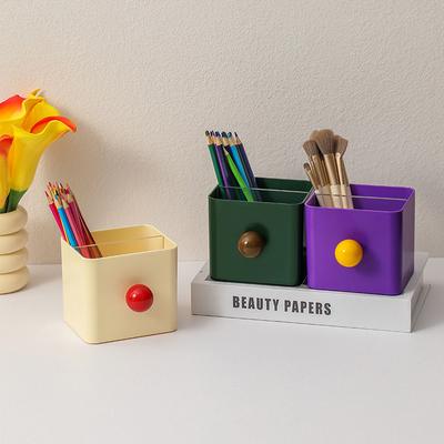 Stil Büro Schreibwaren Stifthalter, Büro Schüler Schreibtisch Ölgemälde Pinsel Schreibwaren Aufbewahrung und Organisation Stifthalter