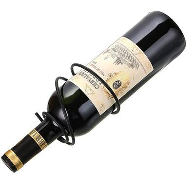 Portabottiglie da parete per vino, espositore per bottiglie di vino rosso con viti, organizer per portabottiglie da appendere in metallo