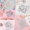 Acrylic Magnetic Seashell Display Box,Clear Sea Shell Display Box,Beach Magnet Storage Organizer Case for Seashell Diamond Beads
