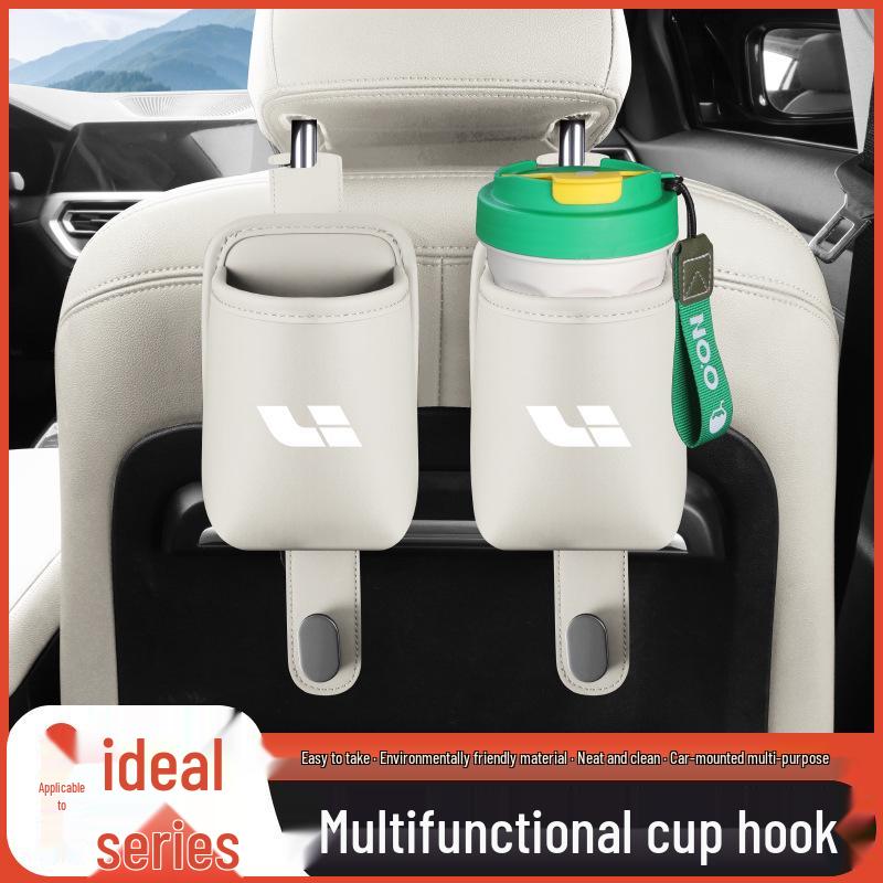 Multifunktionaler Auto-Getränkehalter und Sitzrückenhaken für Ideal ONE/L7/L8/L9