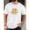 T-shirt Homme Été Vintage 50 Imprimé T-shirts Surdimensionné T-shirt Haut Vêtements Homme Streetwear Extérieur Manches Courtes T-shirts