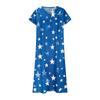 Summer Dresses for Women 2026 Midi Dresses for Women with Star Print Casual Dresses for Women Graduation Dress