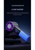 Portable Rechargeable Mini Fan with Ice Pack for Cooling