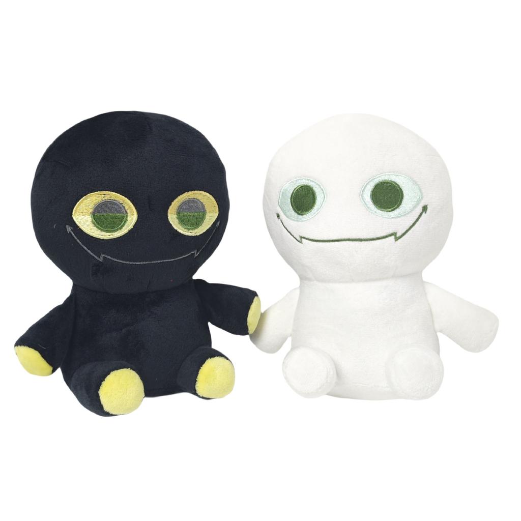 Game Peripherals Little Black and White Dolls Plush Toys