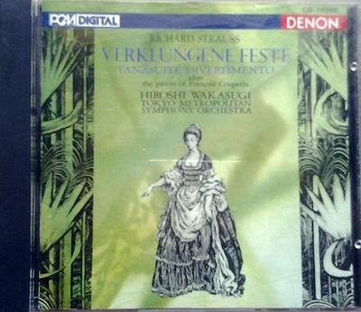CD RICHARD STRAUSS - HIROSHI WAKASUGI, - Verklungene Feste COCO6366 Denon 1990 Japan Klassik Gebraucht