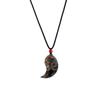 Couple Dragon Phoenix Serpentine Vintage Chinese Handmade Pendant Necklace