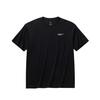 Casual Loose Short Sleeve Knitted T-Shirt Unisex Tops Basic-Black 972628119-7