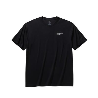 Casual Loose Short Sleeve Knitted T-Shirt Unisex Tops Basic-Black 972628119-7