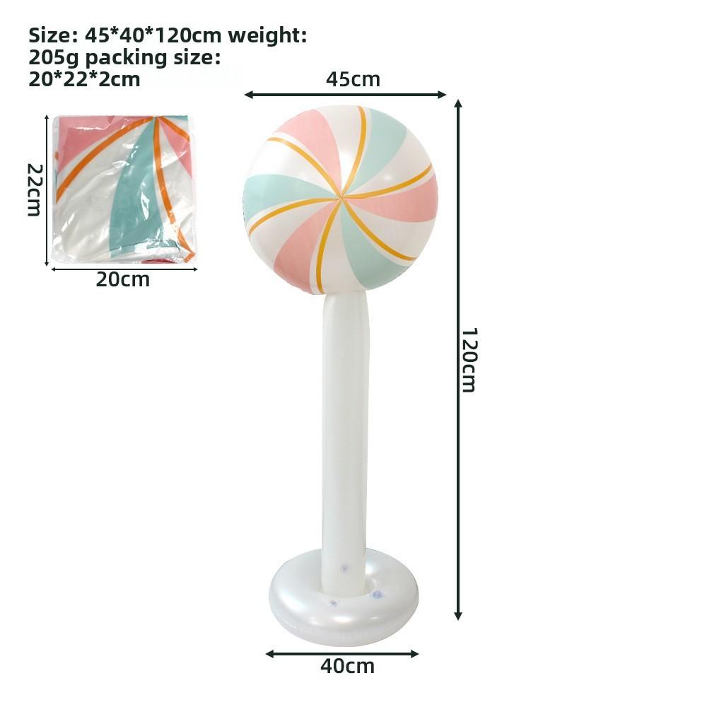 Christmas Inflatable Lollipop Decoration For Holiday Party Festive Decor