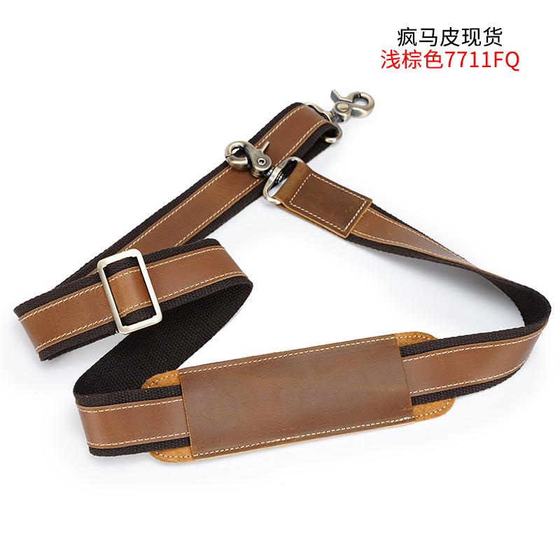 Vintage Vollrindleder Ersatz-Schultergurt für Aktentasche, Gepäck, Umhängetasche