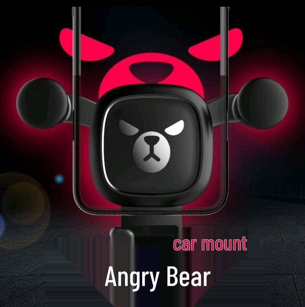 Angry Bear 360° Rotating Car Air Vent Phone Holder