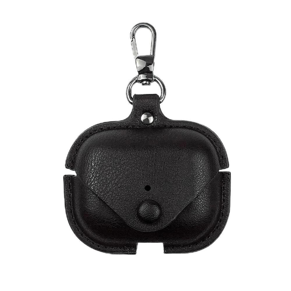 Retro Leder Hülle für AirPods Pro3 Business Kopfhörer Hüllen für Apple AirPods Pro3 3. Generation Cover Kopfhörer Schale mit Haken