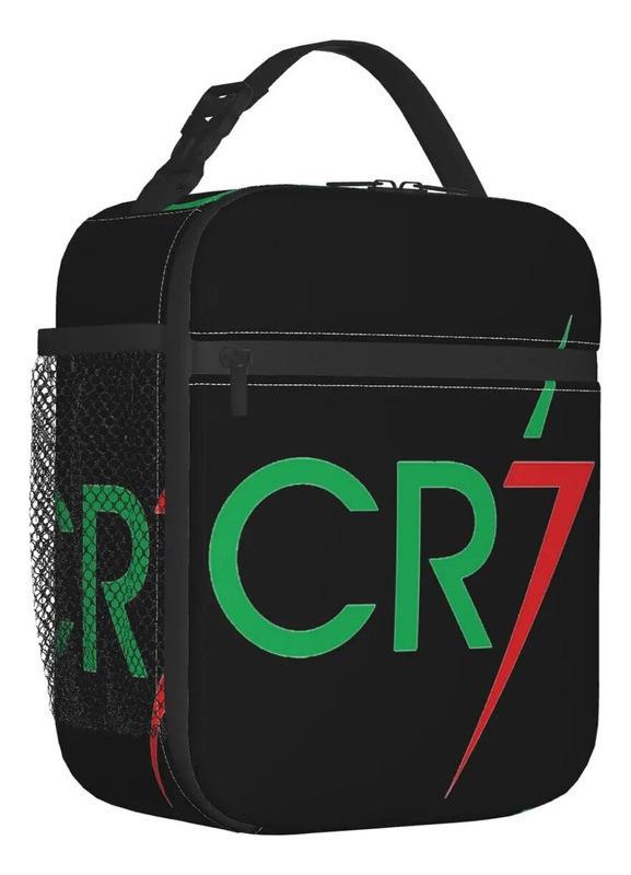 Basketball Cartoon Pattern Student Meal Bag Outdoor Camping Crisper Fruit Storage Bag Portable Meal Bag