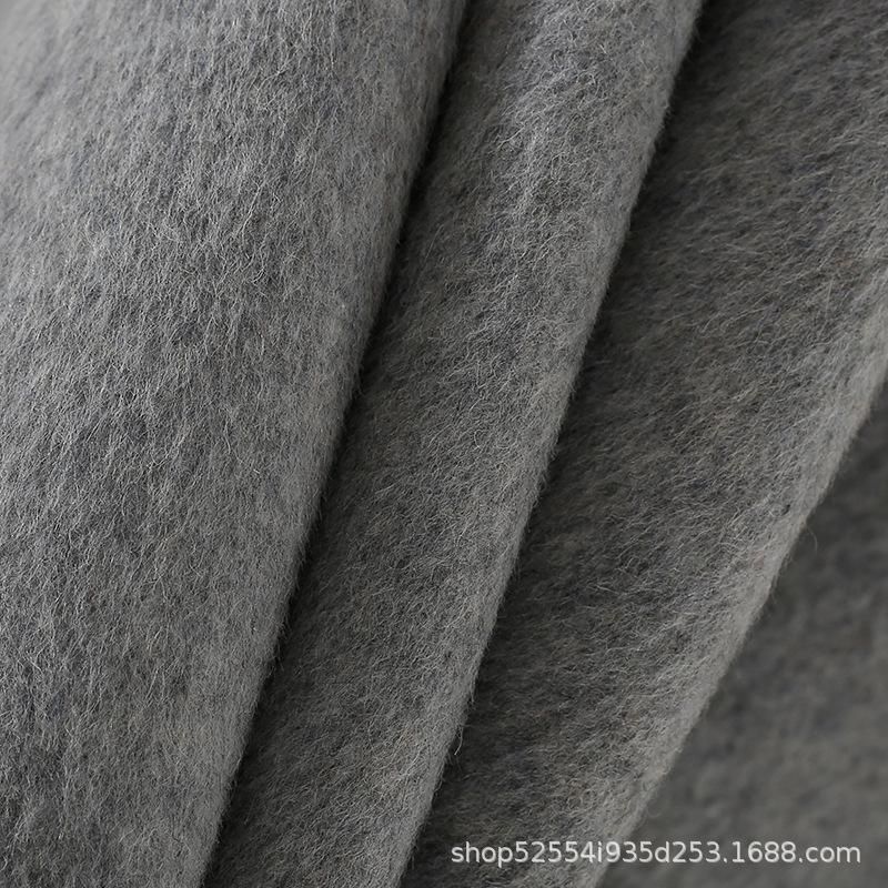 New lazy wind lace-up lapel loose wool double-sided woolen coat women's coat autumn and winter wool coat